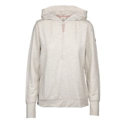 Trespass Zia - Damska bluza z kapturem na co dzień Kremowa Marl. Brązowe bluzy Trespass, bez wzorów, z kapturem. Za 312.99 zł.