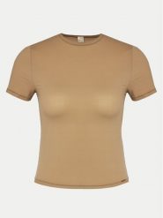 Dorina T-Shirt Noa FXTO0015MI116 Brązowy Slim Fit. Brązowe t-shirty Dorina, bez wzorów, z syntetyku, bez kołnierzyka, bez ramiączek. Za 79.99 zł.