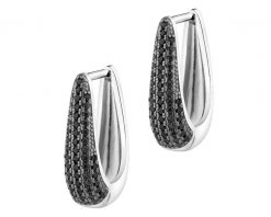 Kolczyki srebrne z cyrkoniami. Szare kolczyki Apart, z cyrkonią, srebrne. Za 299.00 zł.