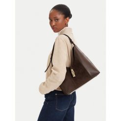 Torebka Furla. Brązowe torebki klasyczne Furla, bez wzorów, bez dodatków. Za 1,439.00 zł.