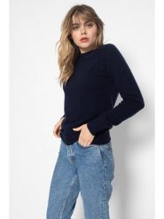 Perfect Cashmere Kaszmirowy sweter "Wilma" w kolorze granatowym rozmiar: M. Niebieskie swetry Perfect Cashmere, m, bez wzorów, z kaszmiru, bez ramiączek. Za 347.99 zł.