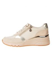 S.Oliver Sneakersy w kolorze kremowym rozmiar: 36. Brązowe trampki S.Oliver, bez wzorów, bez zapięcia. Za 110.81 zł.