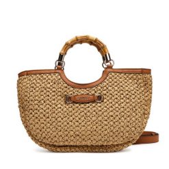 Torebka Guess. Brązowe torebki klasyczne Guess, z aplikacjami, bez dodatków. Za 769.99 zł.