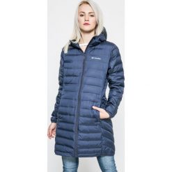 Columbia - Płaszcz puchowy. Niebieskie płaszcze Columbia, s, bez wzorów, z materiału, z kapturem. W wyprzedaży za 529.90 zł.