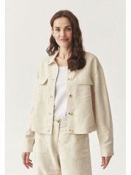 TATUUM Kurtka przejściowa "Mewe" w kolorze kremowym rozmiar: 44. Brązowe kurtki Tatuum, bez wzorów, bez kaptura. Za 199.49 zł.