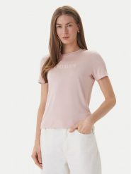 Guess T-Shirt O6GI00 KBF92 Różowy Regular Fit. Czerwone t-shirty Guess, xs, z aplikacjami, bez kołnierzyka, bez ramiączek. Za 143.99 zł.