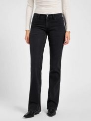 Lee Dżinsy "Jessica" - Bootcut - w kolorze czarnym rozmiar: W31/L31. Czarne jeansy Lee, l, z aplikacjami. Za 126.75 zł.