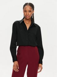 Calvin Klein Koszula K20K207584 Czarny Relaxed Fit. Czarne koszule Calvin Klein, bez wzorów, z syntetyku, bez kołnierzyka, bez ramiączek. Za 319.99 zł.