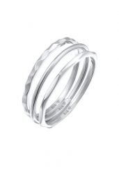Elli Damski Basic Stacking zestaw 3 częściowy w srebrze 925 Sterling Silver Pierścionki 1 ct. Szare pierścionki Elli, srebrne. Za 249.89 zł.