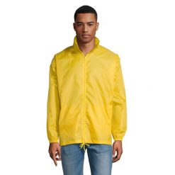Kurtka Wiatrówka Unisex Dla Dorosłych. Żółte kurtki sportowe SOL'S, s, bez wzorów, bez kaptura, trekkingowe. Za 86.99 zł.