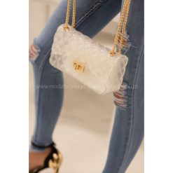 Torebka Mini White&Gold. Torebki klasyczne Modaforyou. Za 99.00 zł.