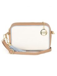 Mia Tomazzi Skórzana torebka "Venosta" w kolorze kremowym - 20 x 10 x 8 cm rozmiar: onesize. Brązowe torby na ramię Mia Tomazzi, bez wzorów, z materiału, na ramię, bez dodatków. Za 237.45 zł.