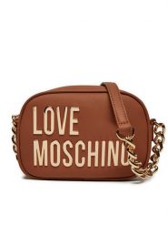 LOVE MOSCHINO Torebka JC4026PP1LKD0208 Brązowy. Brązowe listonoszki Love Moschino, bez wzorów, ze skóry, bez dodatków. Za 699.99 zł.