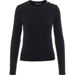 Vero Moda Damski Sweter Mild i Ls O-neck Button Bluza Boo Black (rozmiar M). Czarne bluzy Vero Moda, m, bez wzorów, bez kaptura. W wyprzedaży za 64.00 zł.