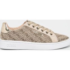 Guess Jeans - Buty FL5BC2FAL12. Brązowe obuwie sportowe Guess Jeans, z gumy, bez zapięcia. W wyprzedaży za 359.90 zł.