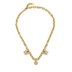 Zestaw naszyjnik i kolczyki Guess. Żółte naszyjniki Guess, złote. Za 378.99 zł.