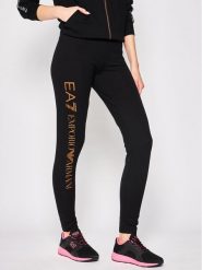 EA7 Emporio Armani Legginsy 8NTP63 TJ01Z 1200 Czarny Skinny Fit. Czarne legginsy EA7 Emporio Armani, xl, bez wzorów, z bawełny. Za 179.99 zł.