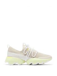 Sorel Sneakersy "Kineic" w kolorze beżowym rozmiar: 38,5. Brązowe trampki Sorel, bez wzorów, z materiału, bez zapięcia. Za 234.42 zł.