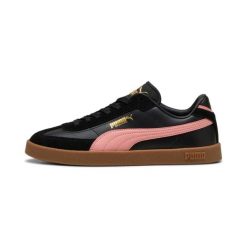 Sneakersy Puma Puma Club II Era. Czarne obuwie sportowe Puma, ze skóry, bez zapięcia, trekkingowe. Za 262.00 zł.