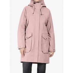 Płaszcz damski Didriksons Thelma Parka 10. Czerwone parki Didriksons, bez wzorów, bez kaptura. Za 781.99 zł.
