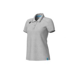 Koszulka polo damska Arena Team Polo shirt Solid Cotton. Szare koszulki polo Arena, bez wzorów, z bawełny, bez kołnierzyka, bez ramiączek. Za 218.00 zł.