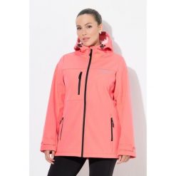 Damskie Kurtka softshell HYPRAR hydrofobowa stretch odblask. Brązowe kurtki sportowe Ulla Popken, plus size, bez wzorów, z elastanu, bez kaptura, trekkingowe. Za 479.99 zł.