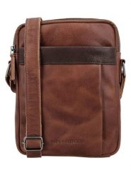 HIDE & STITCHES Skórzana torebka "Donau" w kolorze jasnobrązowym - 18 x 24 x 6 cm rozmiar: onesize. Brązowe torby na ramię HIDE & STITCHES, bez wzorów, z materiału, na ramię, bez dodatków. Za 217.99 zł.