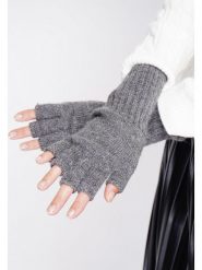 ASSUILI Rękawiczki w kolorze szarym rozmiar: onesize. Szare rękawiczki Assuili, bez wzorów, z materiału. Za 87.40 zł.