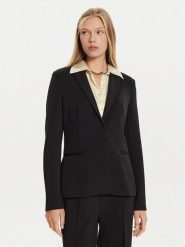 Calvin Klein Marynarka K20K207646 Czarny Regular Fit. Czarne marynarki i żakiety Calvin Klein, bez wzorów, z syntetyku. Za 509.99 zł.