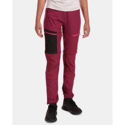 Damskie spodnie outdoorowe 2 w 1 Kilpi HOSIO-W. Czerwone spodnie sportowe Kilpi, l, bez wzorów, z nylonu, trekkingowe. Za 370.41 zł.