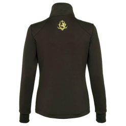 Bluza jeździecka damska EQUESTRIAN QUEEN Arianna 24AW zasuwana. Brązowe bluzy sportowe EQUESTRIAN QUEEN, xs, bez wzorów, bez kaptura. Za 268.99 zł.