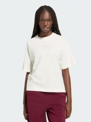 Adidas T-Shirt 165197 Biały Loose Fit. Białe t-shirty Adidas, xs, bez wzorów, bez kołnierzyka, bez ramiączek. Za 149.99 zł.