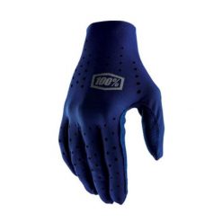 Damskie rękawiczki rowerowe 100% sling. Niebieskie rękawiczki 100%, bez wzorów, sportowe. W wyprzedaży za 169.00 zł.