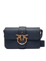 PINKO Torebka Love One Mini Slouchy Fl Ai 25-26 PLTT 104340 A0QO Niebieski. Niebieskie torebki klasyczne Pinko, bez wzorów, ze skóry, bez dodatków. Za 1,379.00 zł.