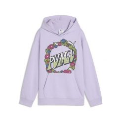 Młodzieżowa luźna bluza z kapturem MID 90s PUMA. Fioletowa bluzy Puma, m, bez wzorów, z bawełny, z kapturem. Za 219.00 zł.
