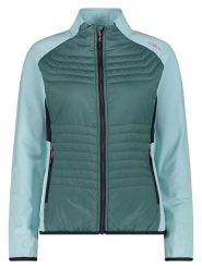 Cmp Kurtka hybrydowa w kolorze turkusowym rozmiar: 34. Niebieskie kurtki sportowe CMP, bez wzorów, bez kaptura, outdoorowe. Za 146.28 zł.