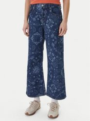 Roxy Jeansy Boogie Night ERJDP03332 Niebieski Wide Leg. Niebieskie jeansy Roxy, bez wzorów. Za 369.99 zł.