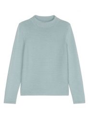 Marc O´Polo Sweter w kolorze turkusowym rozmiar: XL. Niebieskie swetry xl, bez wzorów, z bawełny, bez ramiączek. Za 219.60 zł.