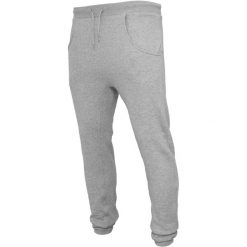 Spodnie Dresowe Unisex Dla Dorosłych Z Głębokim Krokiem. Szare spodnie dresowe BUILD YOUR BRAND, bez wzorów, z dresówki, trekkingowe. Za 158.99 zł.