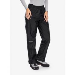 Spodnie przeciwdeszczowe damskie Marmot PreCip Eco Full Zip Pant. Czarne spodnie dresowe Marmot, m, bez wzorów. Za 514.30 zł.