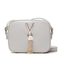 Torebka Valentino. Szare listonoszki Valentino, bez wzorów, bez dodatków. Za 189.99 zł.