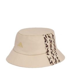 Kapelusz typu bucket z grafiką Leo. Białe kapelusze Adidas, bez wzorów, z bawełny. Za 129.00 zł.