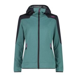 Bluza damska turystyczna CMP 35L6486. Zielone bluzy CMP, l, bez wzorów, bez kaptura. Za 264.50 zł.