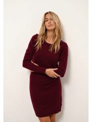 Just Cashmere Kaszmirowa sukienka "Susan" w kolorze bordowym rozmiar: XL. Czerwone sukienki Just Cashmere, na co dzień, xl, bez wzorów, z kaszmiru, bez kołnierzyka, bez ramiączek, midi, proste. Za 392.52 zł.