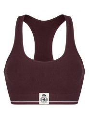 Tommy Hilfiger Biustonosz top UW0UW06061 Bordowy. Czerwone biustonosze TOMMY HILFIGER, s, bez wzorów, z bawełny, bez kołnierzyka, bez ramiączek. Za 219.99 zł.