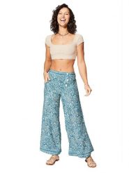 Ipanima Spodnie w kolorze niebieskim rozmiar: 38/40. Niebieskie spodnie materiałowe Ipanima, na co dzień, bez wzorów, z materiału. Za 65.99 zł.