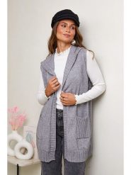 Soft Cashmere Kardigan w kolorze szarym rozmiar: 34/36. Szare kardigany Soft Cashmere, bez wzorów. Za 87.81 zł.