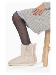 ISLAND BOOT Kozaki zimowe "Goldboro" w kolorze kremowym rozmiar: 37. Brązowe kozaki Island Boot, na zimę, z materiału, bez obcasa, bez zapięcia. Za 135.81 zł.