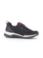 Gabor Skórzane sneakersy w kolorze czarnym rozmiar: 39. Czarne trampki Gabor, bez wzorów, z nubiku, bez zapięcia. Za 463.45 zł.