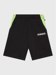Napapijri Szorty materiałowe Pinta NP0A4GX8 M Czarny Regular Fit. Czarne szorty Napapijri, bez wzorów, z bawełny. Za 79.99 zł.